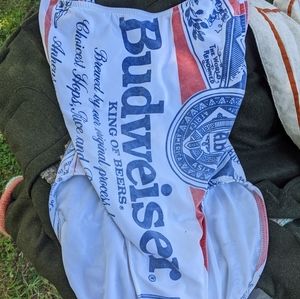Vintage Budweiser one piece bathing suit